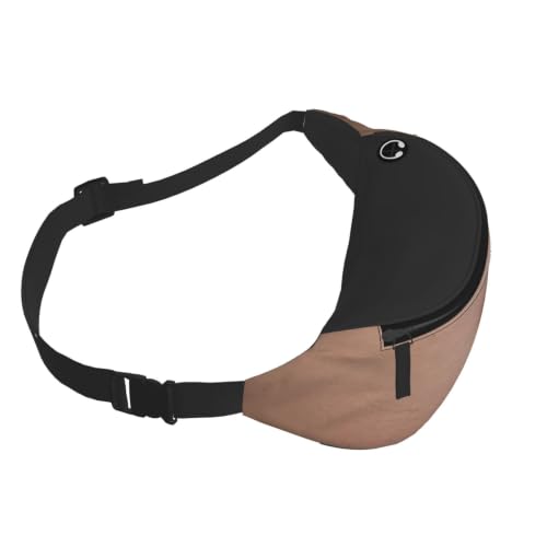 Dujiea Fanny Pack, Dad-Bod Belly Waist Bag With Headphone Hole Belt Bag Adjustable Sling Pocket Fashion Hip Bum Bag For Women Men Kids Outdoors Casual Travelling Hiking Cycling - color: Dad-bod Belly