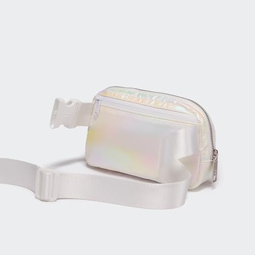 Pander Crossbody Belt Bag for Women and Men, Travel and Everyday Use - color: Iridescent