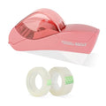 Eagle Automatic Tape Dispenser, Handheld & Portable Design, Office Tape Gun, One-Handed Operation with Safety Blade for Office, Home, DIY or Packaging (Includes 2 Free Tapes)（Flamingo Pink） - color: Flamingo Pink