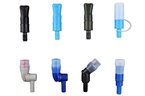 J.CARP ON-Off Switch Bite Valve Tube Nozzle Replacement for Water Bladder - color: White