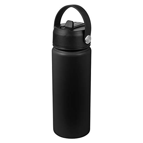 RRegeny Straw Lid and Boot for Hydro Flask Wide Mouth 32 40 oz, Lid with Straws and Silicone Boot for HydroFlask, Replacement Sports Flex Cap with Boot - color: Black Protective case