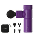 LONGEST Mini Massage Gun for Pain Relief, 4 Heads, Purple - color: 4. Purple