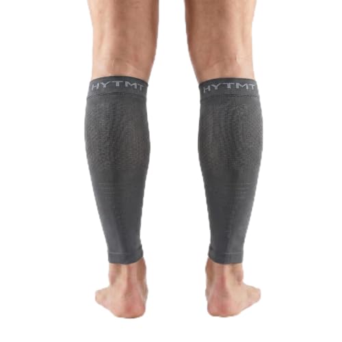 Compression Calf Sleeves for Men & Women 15-20 mmHg - color: Grey, size: X-Large