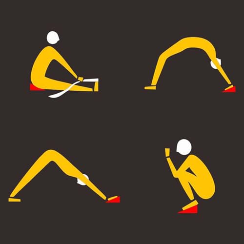 Professional Foams Wedges Calf Stretcher Foams Stretch Slants Board Foot Stretch Wedges Block for Homes Exercise,Y