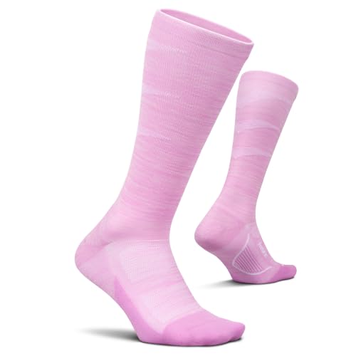 Feetures Compression Knee High Socks - Graduated Compression Socks for Women & Men - (1 Pair) - color: Rose Quartz (1 Pair), size: Medium