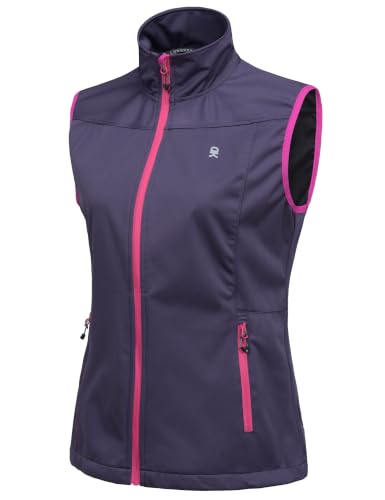 Little Donkey Andy Women's Lightweight Softshell Vest - color: Purple, size: X-Small