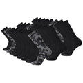 AND1 Mens Athletic Crew Socks 24 Pack Cushioned Comfort Socks - color: Grey