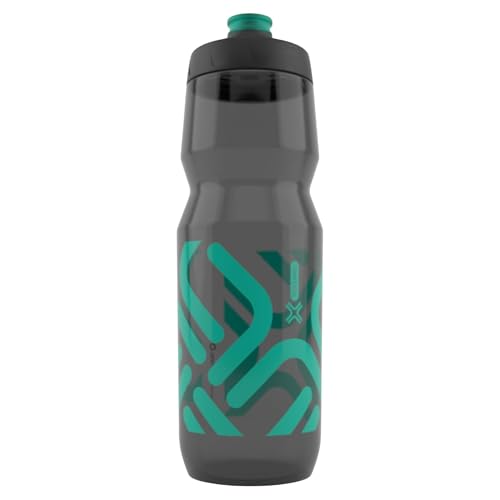 FIDLOCK Fidguard Bottle, Odor-Resistant, 750ml/25oz, Smoke + Green - color: Smoke + Green, style: 750ml/25oz