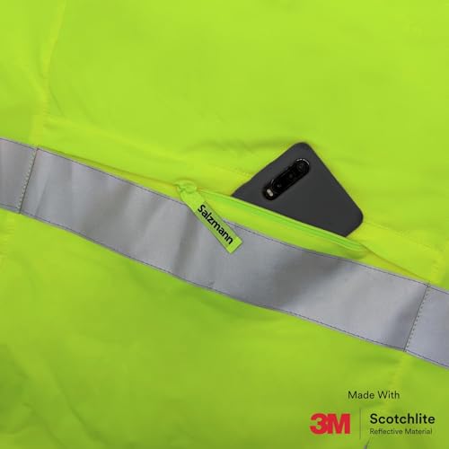 Salzmann Reflective Running Vest | Lightweight, Breathable Hi Vis Vest - size: Medium