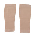 Compression Socks, 20-30mmHg Calf Compression Sleeves, Footless Compressed Socks for Varicose Veins, Shin Splints, Edema Recovery Maternity, Cycling Running Travel, Women & Men - color: Beige, size: M