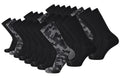 AND1 Mens Athletic Crew Socks 24 Pack Cushioned Comfort Socks - color: Grey