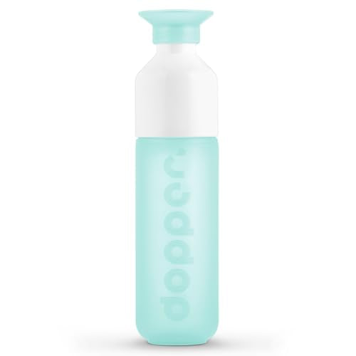 Preserve Dopper Reusable Water Bottle, BPA-Free, 15.25oz, Polar Blue - color: Polar Blue