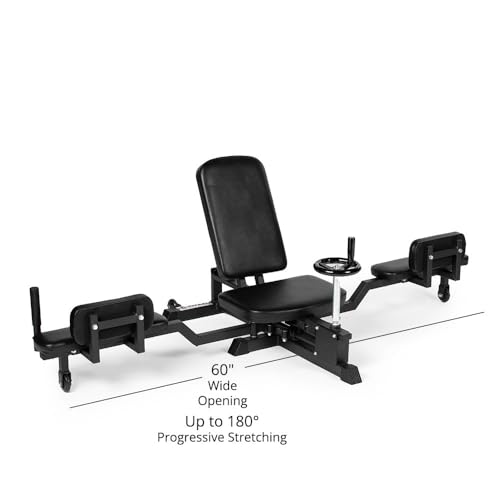 Titan Fitness Leg Stretcher Machine, Up to 180 Degree Leg Split Flexibility Training, Rated 330 LB Capacity, Adduction Leg Stretching Machine, Stretch Equipment for Flexibility and Hip Mobility
