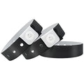 Plastic Party Black Wristband 100 Pack, Vinyl Wristband for Event - color: Black
