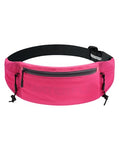 WATERFLY Running Belt Fanny Pack, Runner Race Belt with Bib Clip Pink - color: Pink
