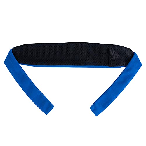 ICE WRAPTOR Cooling Bandana Neck Wrap, Blue +1 Reusable Ice Pack - size: Wrap + 1 Insert