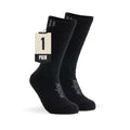 HOLLOW Alpaca Boot Socks for Men & Women, Moisture Wicking - color: Black, size: Large