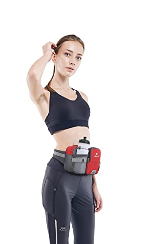 Clakllie Running Belt Waist Bag Lightweight Hydration Fanny Packs for Hiking Cycling Dog Walking Traveling Waist Pouch