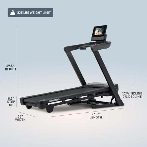 NordicTrack T Series Treadmills for Home | T5, T6.5s, T7, T10, T16 - size: T10" Console