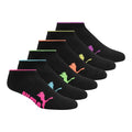 PUMA Women's Low Cut Socks (6-Pack) - color: Black/Multi Color