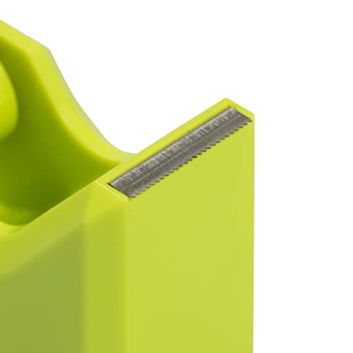 JAM PAPER Colorful Desk Tape Dispensers - Lime Green - Sold Individually - color: Lime Green, size: Pack of 1