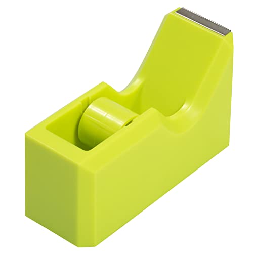 JAM PAPER Colorful Desk Tape Dispensers - Lime Green - Sold Individually - color: Lime Green, size: Pack of 1