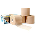 4 Pack Pre Wrap Athletic Tape, Beige 2.75" x 29.5 Yards Per Roll - color: Beige