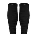 Football Leg Sleeves Scrunch Style Calf Compression Sleeve Men One Size - color: Black