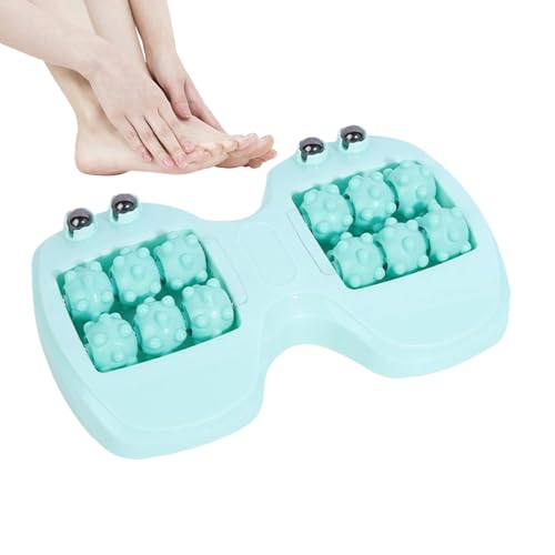 Foot Massage Roller Ergonomic Portable Magnetic Beads Massage Tool Care - color: Green