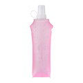 Zelvot Running Vest Collapsible Water Bottle, TPU 500ml Soft Flask (Pink) - color: Pink, size: 16.90 Ounces