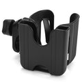 Accmor Stroller Cup Holder, Universal Cup Holder for Walker Wheelchair Bike Scooter, 360° Rotatable Stroller Cup Holder Attachment Walker Wheelchair Accessory - color: Black