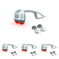 HoMedics Back Massager Heated Automatic Percussion Body Massager, Large (Pack of 4) - size: Large (Pack of 4)
