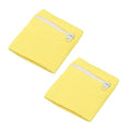 Wrist Wallet Wristband with Zipper, Wrist SweatBands - color: Yellow