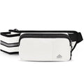 Fanny Pack for Women Men with Water Bottle Holder,Waist Bag for Hiking,Travel,Running,Dog Walking,Workout,Cycling (White) - color: White