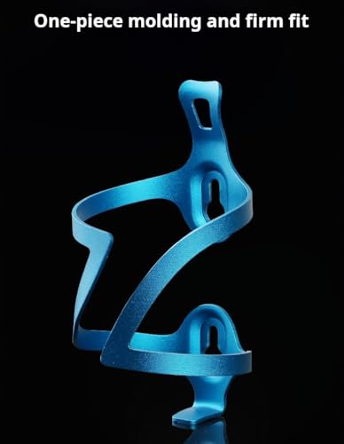 Aluminum Bike Water Bottle Holder, Water Bottle Cages for Bike (Blue) - color: Blue