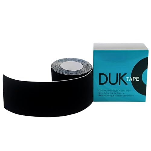Athletic Kinesiology Tape Roll for Nikken KenkoTherm DUK 19126, Black