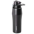 Cupture Action Bottle with Handle - Stainless Steel Vacuum-Insulated, 22 oz - color: Black