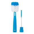 ThermoFlask 2-in-1 Bottle Cleaning Brush - Durable Bottle Accessory - Long Handle - Includes Straw Brush - Lightweight with Easy-Grip Handle - Blue