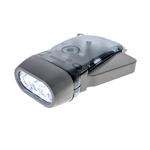 ASR Outdoor Emergency Motion 3 LED Dynamo Squeeze Action Basic Flashlight - No Batteries Needed