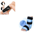 REVIX Shin Compression Sleeve for Shin Splints and Ankle Ice Pack Wrap for Foot Pain Relief