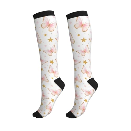Graduated Compression Socks Knee High For Women Men Athletic - color: 21
