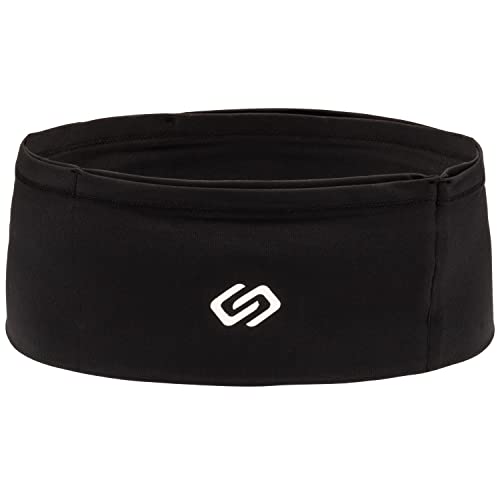 Sporteer VersaMax Running Belt, Anti-Theft Travel Money Band, Black, S - color: Black, size: Small