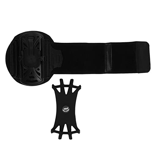 Phone Arm Band, 180° Rotation, 6.6 Inch Screen Compatible, Black - color: Black