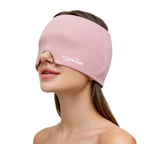 Migraine Relief Cap, Reusable Cold Compress Headband,1pcs - color: Pink