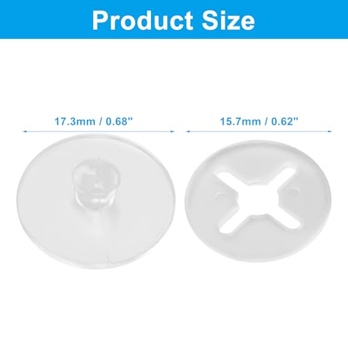 Bonsicoky Clear Running Bib Clips