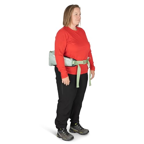 Osprey Tempest 6L Women's Lumbar Hiking Waist Pack - Fanny Pack with Water Bottle Holders - color: Black/Coal Grey, style: 6l (Extended Fit)