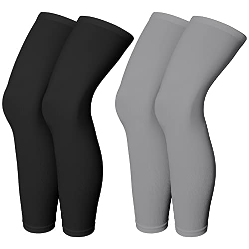 Skylety Compression Leg Sleeves Men Women - color: Black, Grey, size: Small
