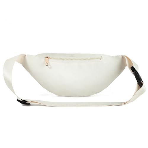 Fanny Pack Crossbody Bags for Women, Cross Body Purse Waist Pack for Running Sports Travel - color: C Beige
