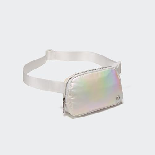Pander Crossbody Belt Bag for Women and Men, Travel and Everyday Use - color: Iridescent