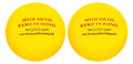 Four Inch Inflatable Balls for Myofascial Release, self Treatment and Stretching. (2 Count)